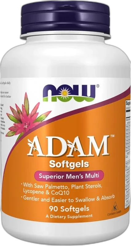 NOW ADAM Superior Men's Multiple Vitamin Softgels — мъжки мултивитамини