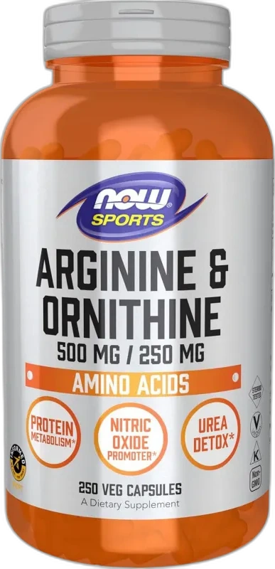 NOW L-Arginine and Ornithine 500-250mg